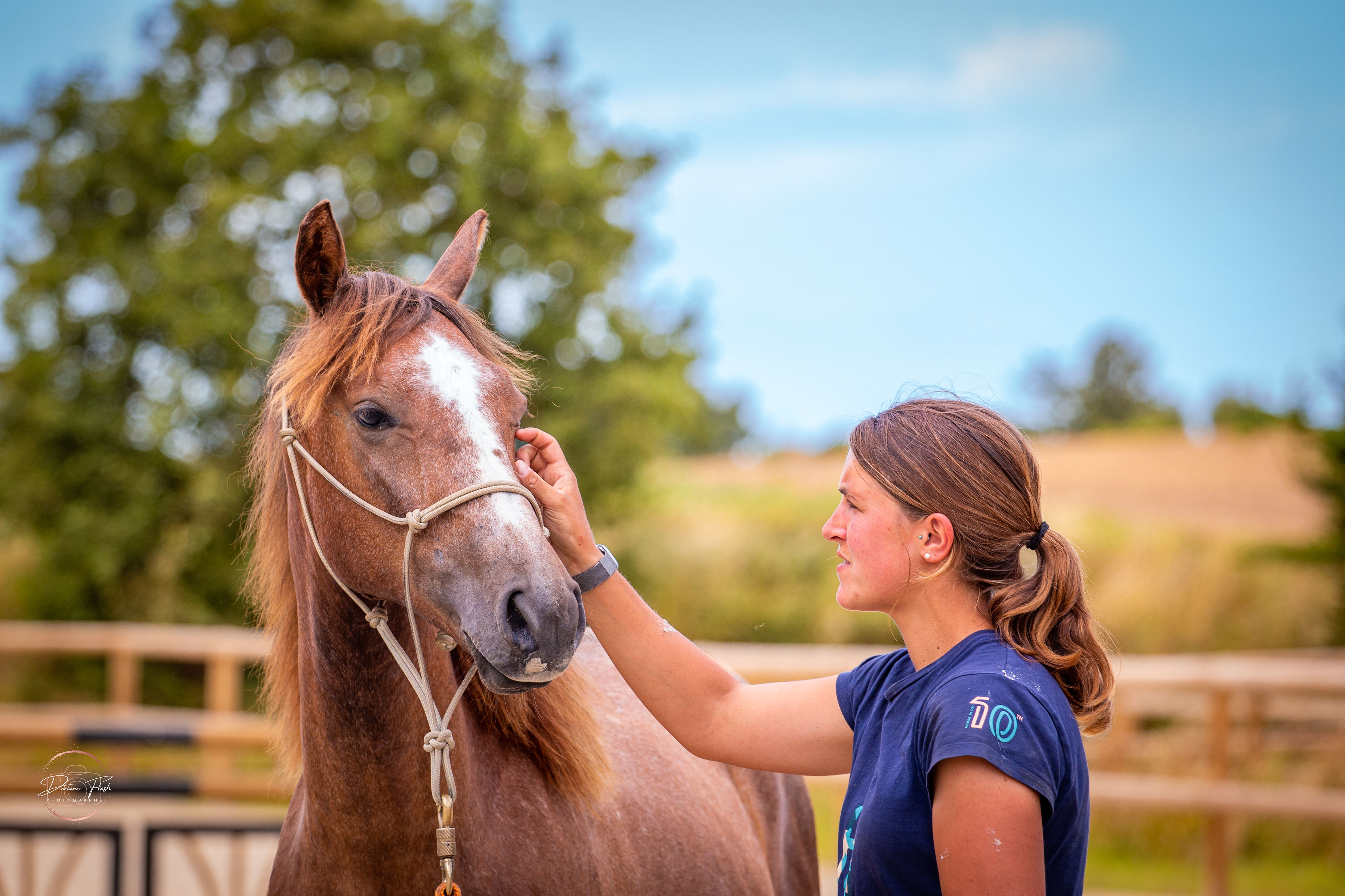 Julie, fondatrice de l'Écurie Active Malouine à Saint-Malo